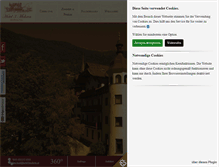 Tablet Screenshot of hotel3mohren.at